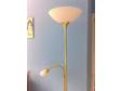 FATHER AND Son 6ft high floor lamp,  Brushed Gold effect....