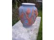 £10 - POWDER BLUE vase with raised
