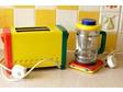 £10 - TOASTER AND Cafetiere Matching set